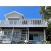 White Batten & Blade Style Stairs Rails Fences DIY - Raked