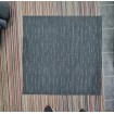 BA18-03 Dark Grey – Black Corporate Stripe 1x1m Carpet Squares