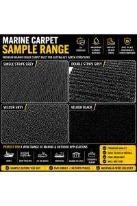 Marine Carpet - All 4 Styles SAMPLE Pack Samples
