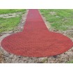 Rubber Pavers RED 45mm Dog bone Shape Gyms Stable Playground Tile Mat I