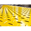 Track Mat - PICKUP Yellow Ground Protection mat - 2440 x 1220mm-  Walkway Tread - Machine mat - PICKUP