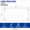 Track Mat - Ground Protection mat - 2440 x 1220mm-  Walkway Tread - Machine mat - DELIVERED