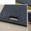 Track Mat - Ground Protection mat - 2440 x 1220mm-  Walkway Tread - Machine mat - DELIVERED